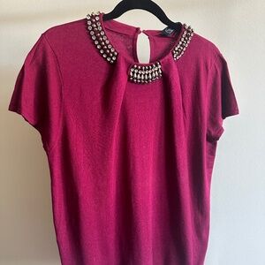 Silk & cashmere dress top